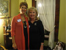 Linda Sacha and Linda Mohr at Lake Helen Book Fair